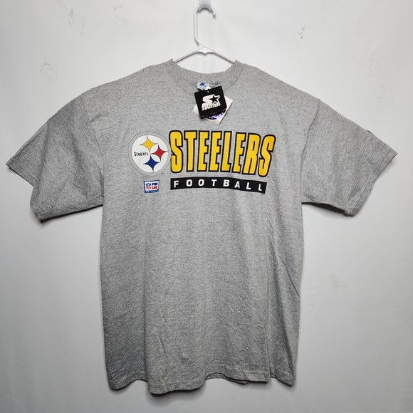Vintage 90's STARTER Pittsburgh Steelers T-Shirt NFL Football Men's XL 1996 NWT - Picture 2 of 9